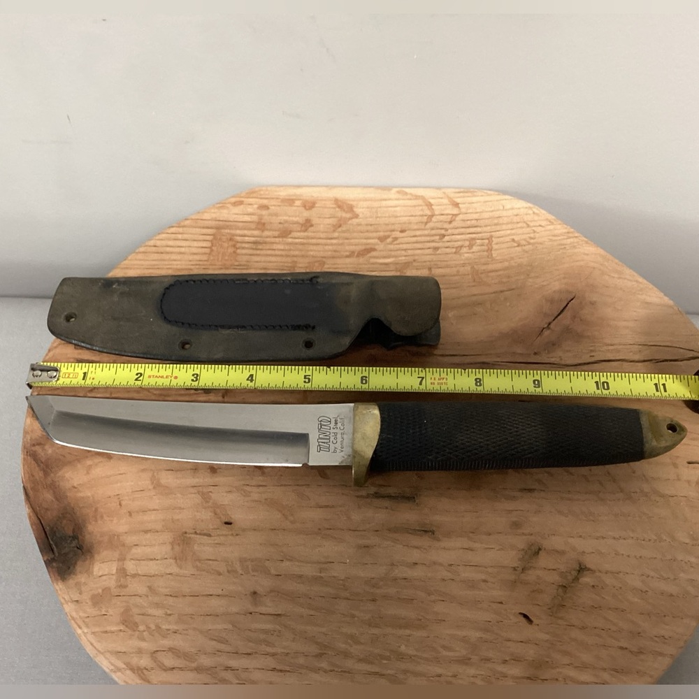 🟡 Vintage - Made in Japan - Tanto Knife by Cold Steel Ventura Calif. w/ Sheath - Picture 13 of 15